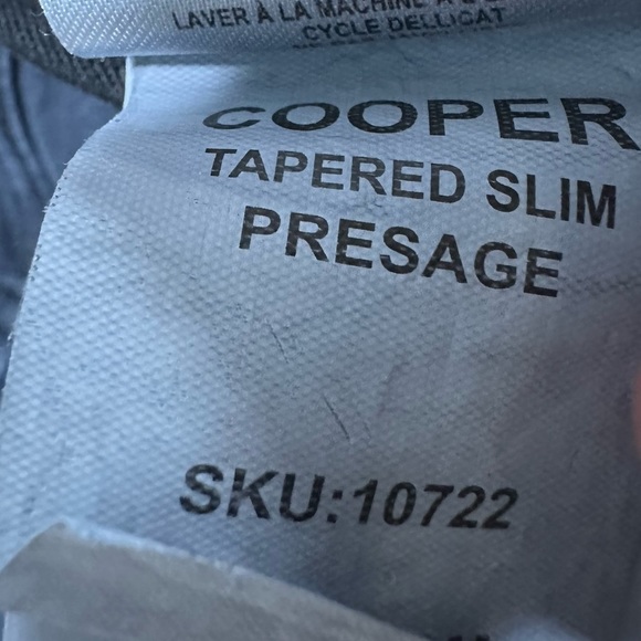 DL1961 Men’s Cooper Tapered Slim Presage Blue Jeans Size 31x32 - Picture 7 of 8